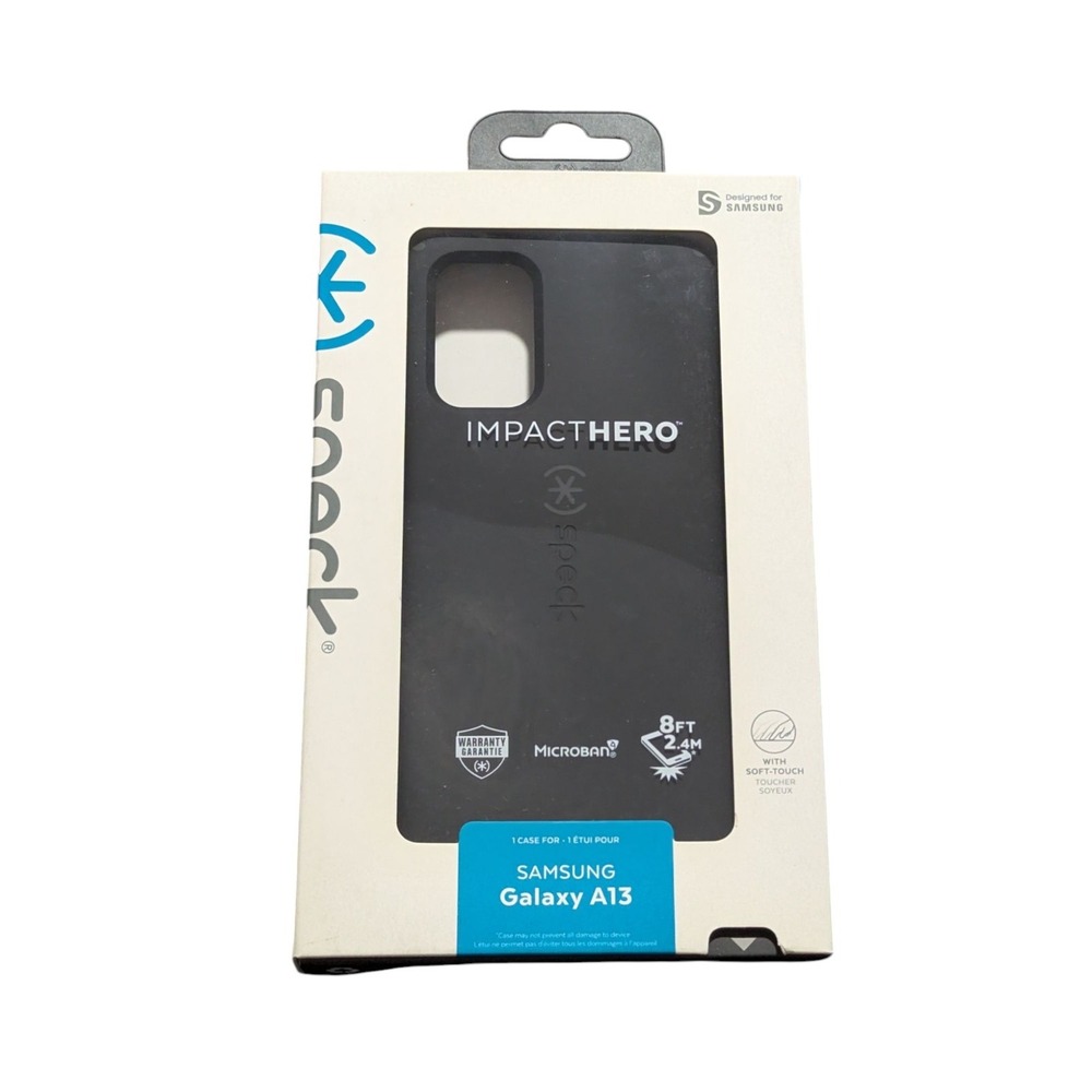P2. Speck ImpactHero Case for Samsung Galaxy A13- Black,  NEW